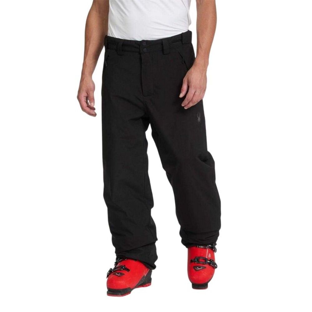 Spyder Mens Wide Leg Salopettes / Black